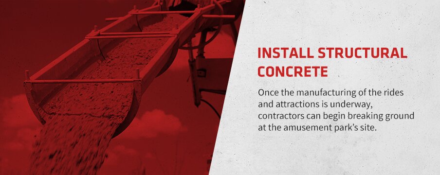 CONCRETE CONSTRUCTION FOR AMUSEMENT PARKS &#038; ROLLERCOASTERS