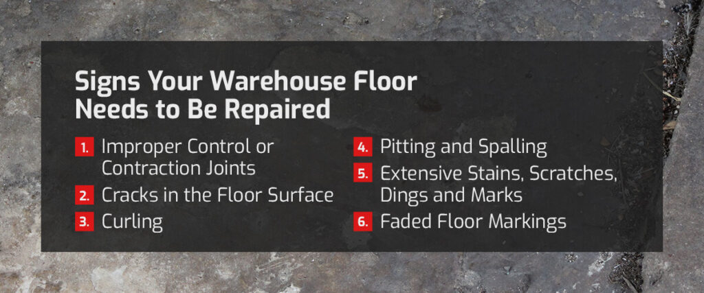 SIGNS YOU NEED TO REPAIR YOUR WAREHOUSE FLOOR