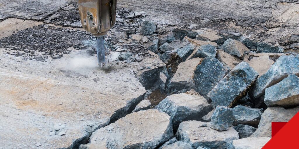 concrete demolition process